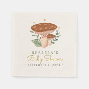 Waterverf Little Red Mushroom Napkins Servet