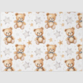 Waterverf Little Schattige Beer Star Nursery Decou Tissuepapier (Voorkant)