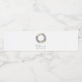 Waterverf Live Preserver Beach House Waterfles Etiket (Enkel label)