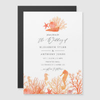 Waterverf Living Coral Beach Weddenschap