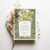 Waterverf Ljubljana Slovenië Dragon Wedding Kaart