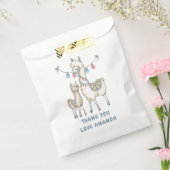 Waterverf Llama, Baby shower met thema Bedankzakje (Gezegeld)