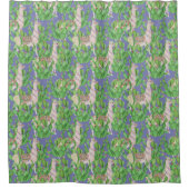 Waterverf Llama en Catus Pattern Douchegordijn (Voorkant)