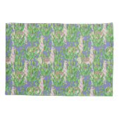 Waterverf Llama en Catus Pattern Kussensloop (Achterkant-Links)