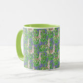 Waterverf Llama en Catus Pattern Mok (Voorkant links)