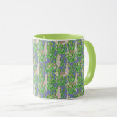 Waterverf Llama en Catus Pattern Mok (Voorkant rechts)