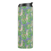 Waterverf Llama en Catus Pattern Thermosbeker (Gedraaid links)