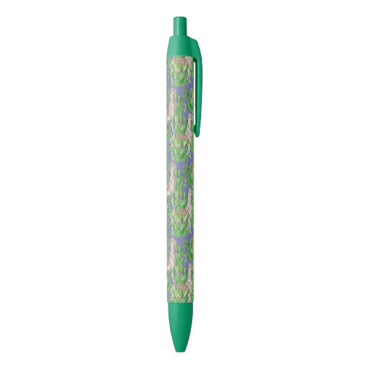 Waterverf Llama en Catus Pattern Zwarte Inkt Pen (Achterkant (Verticaal))