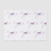 Waterverf Llama Kinderen Birthday Party Tissuepapier (Voorkant)