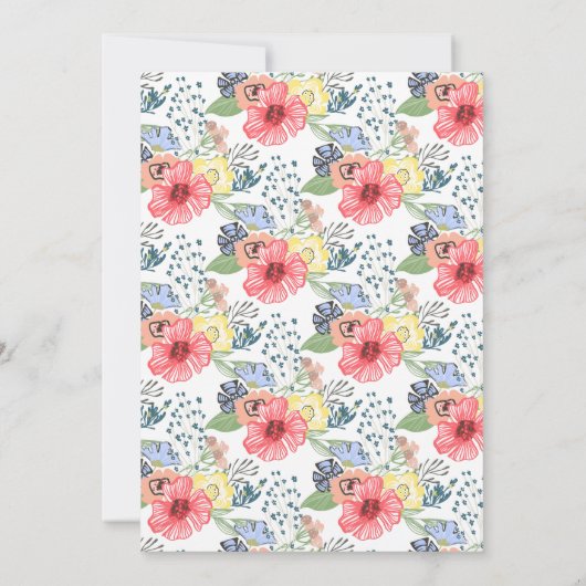 Waterverf Llama Mamma Baby shower uitnodiging (Achterkant)