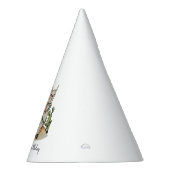 Waterverf Llama met cactus Feesthoedjes (Rechts)