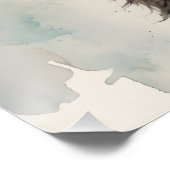 Waterverf Llama nr. 2 Perfect Poster (Hoek)