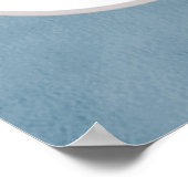 Waterverf Llama thema Baby shower Welkom Poster (Hoek)