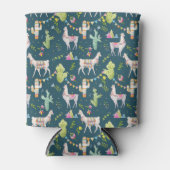 Waterverf Llama-vlagpatroon Blikjeskoeler (Voorkant)