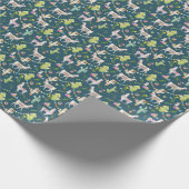 Waterverf Llama-vlagpatroon Cadeaupapier (Hoek)