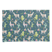 Waterverf Llama-vlagpatroon Kussensloop (Voorkant-Rechts)