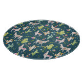 Waterverf Llama-vlagpatroon Snijplank (Hoek)