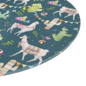 Waterverf Llama-vlagpatroon Snijplank (Hoek)