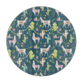 Waterverf Llama-vlagpatroon Snijplank (Voorkant)