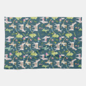 Waterverf Llama-vlagpatroon Theedoek (Horizontaal)