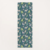 Waterverf Llama-vlagpatroon Yogamat (Voorkant)