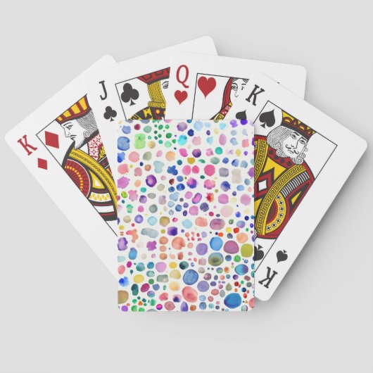 Waterverf lobby pokerkaarten (Achterkant)