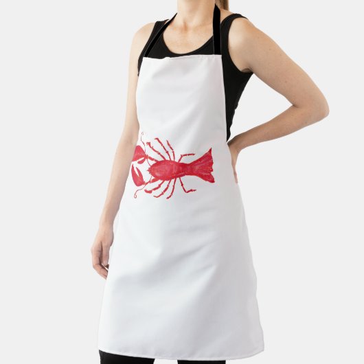 Waterverf Lobster beroemd gemaakt door Charlotte C Schort (Insitu)