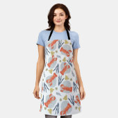 Waterverf Lobster Crustacean Beach Sand Dollars Schort (Gedragen)