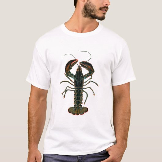 Waterverf Lobster T-Shirt (Voorkant)