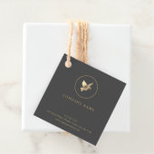 Waterverf Logo Bedankjes Labels (In situ)