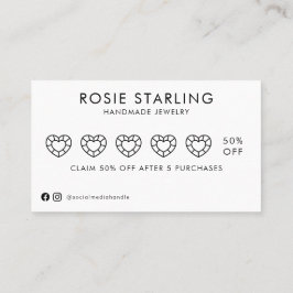 Waterverf Logo Handmade Jewelry Visitekaartje