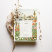 Waterverf Londen Big Ben Wedding Kaart