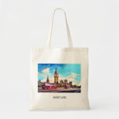 Waterverf Londen Tote Bag (Voorkant)