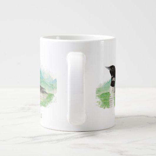 Waterverf Loon 2 Timotheüs 1:12 Schriftgedeelte Ch Grote Koffiekop (Achterkant)