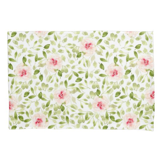 Waterverf losse expressie Summer floral Kussensloop (Voorkant)