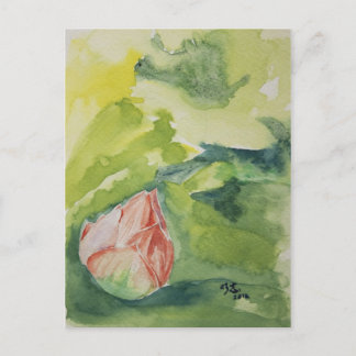 Waterverf Lotus Briefkaart