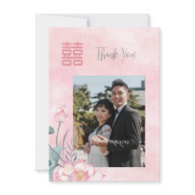 Waterverf Lotus Chinees Bruiloft