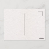 Waterverf Lotus Floral Freehand-tekening Briefkaart (Achterkant)