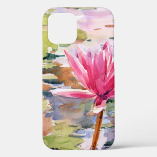 Waterverf Lotus Floral Illustration Case-Mate iPhone Case