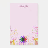  Waterverf Lotus Flower Boarder Post-it® Notes (Voorkant)