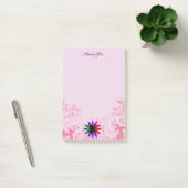  Waterverf Lotus Flower Boarder Post-it® Notes (Kantoor)