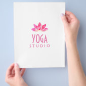 Waterverf Lotus Flower Flyer (Hand)