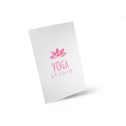 Waterverf Lotus Flower Flyer