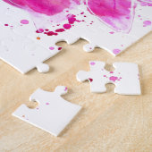 Waterverf Lotus Flower Legpuzzel (Zijkant)