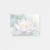 Waterverf Lotus Flower Post-it® Notes (Voorkant)