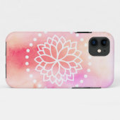 Waterverf Lotus iPhone 5/5s Hoesje (Achterkant (horizontaal))