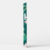 Waterverf lotus: naadloze bloemetjes. Case-Mate iPhone case (Achterkant / Rechts)