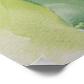 Waterverf Lotus Poster (Hoek)