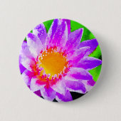 Waterverf Lotus Ronde Button 5,7 Cm (Voorkant)