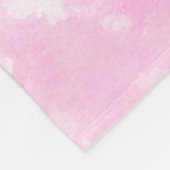 Waterverf Lotus Small Blanket Fleece Deken (Hoek)